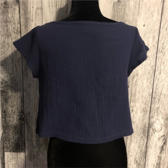 Smash + Tess Hamptons Crop Top Blue - Picture 3 of 4